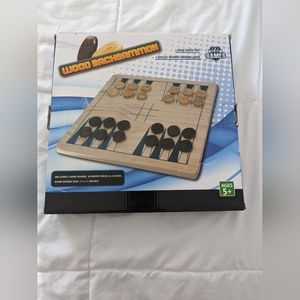 New Entertainment Board Game Backgammon A Classic Hand Crafted Solid Wood Set